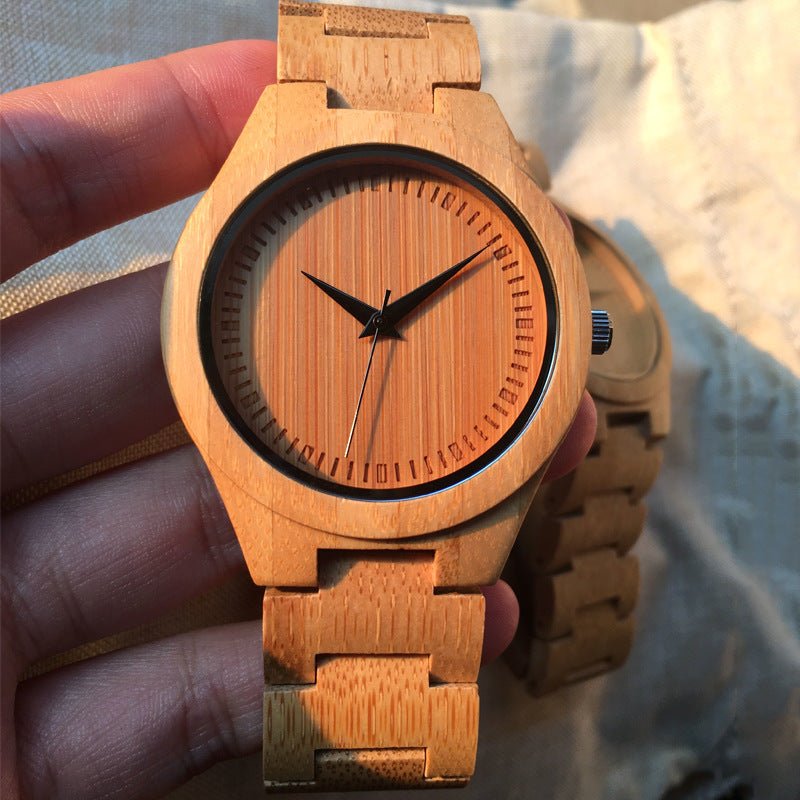 Unisex Bamboo Wood Watch - Weriion