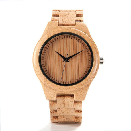 Unisex Bamboo Wood Watch - Weriion