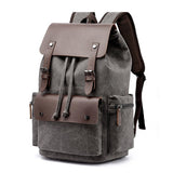 Unisex Casual Business Laptop Bag With Buckle Drawstring Backpack - Weriion