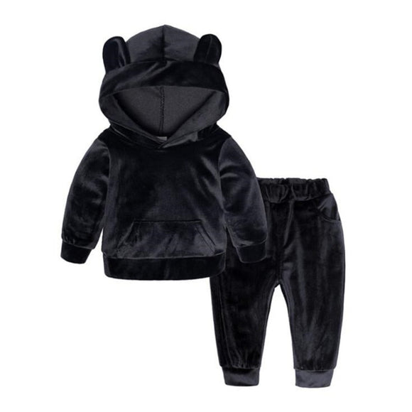 Unisex Tracksuit Outfit For Small Children - Weriion