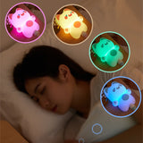 USB Charging Colorful Cute Small Rabbit Night Lamp - Weriion