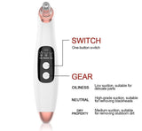 USB Electric Vacuum Suction Blackhead Remover With LED Display For Deep Pore Cleansing - Weriion