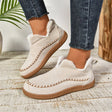 V - Cut Winter Snow Plush Ankle Boots For Women - Weriion