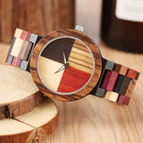 Vintage Colorful Unisex Wood Watch - Weriion