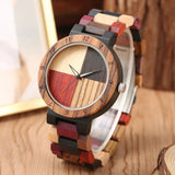 Vintage Colorful Unisex Wood Watch - Weriion