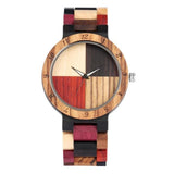 Vintage Colorful Unisex Wood Watch - Weriion