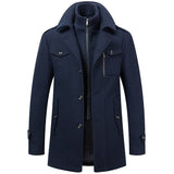 Warm Cold - Resistant Stylish Woolen Men's Coats - Weriion