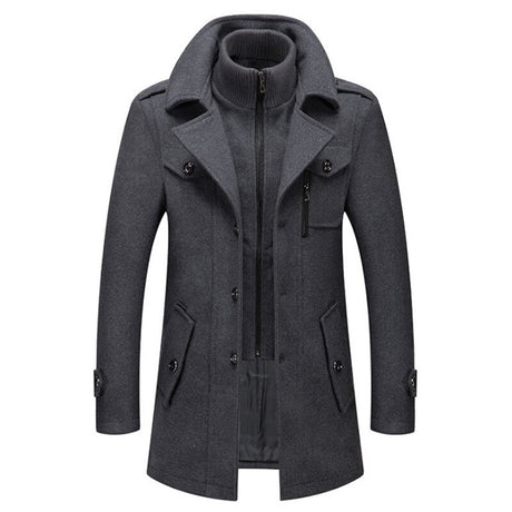 Warm Cold - Resistant Stylish Woolen Men's Coats - Weriion