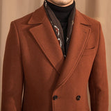 Warm Mid - Length Wool Coat For Men - Weriion