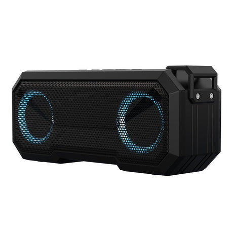 Waterproof Colorful Luminous Outdoor Wireless Speaker With Dual Speakers & Power Bank - Weriion