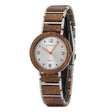 Waterproof Wooden Quartz Watch For Women With Stainless Steel Buckle - Weriion