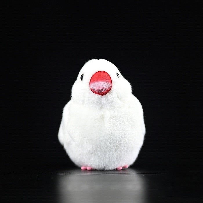 White Mandarin Bird Doll Plush Toy - Weriion