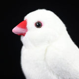 White Mandarin Bird Doll Plush Toy - Weriion