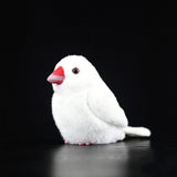 White Mandarin Bird Doll Plush Toy - Weriion