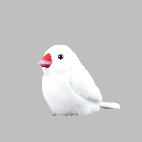 White Mandarin Bird Doll Plush Toy - Weriion