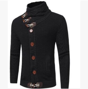 Winter Casual Slim Fit Warm Thick Hedging Knitted Turtleneck Pullover Sweaters - Weriion