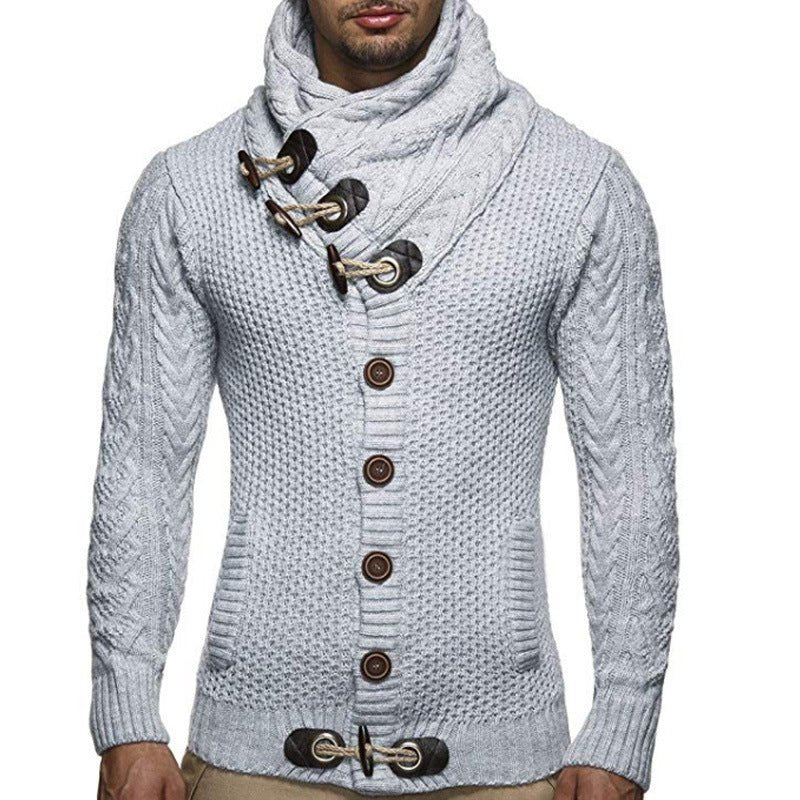 Winter Casual Slim Fit Warm Thick Hedging Knitted Turtleneck Pullover Sweaters - Weriion