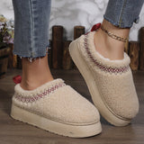 Winter Indoor & Outdoor Thick - Soled Plush Shoes Slippers - Weriion