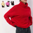 Winter Turtleneck Sweater Fashion Personality Long Sleeve Knitted Top Women's Clothing - Weriion