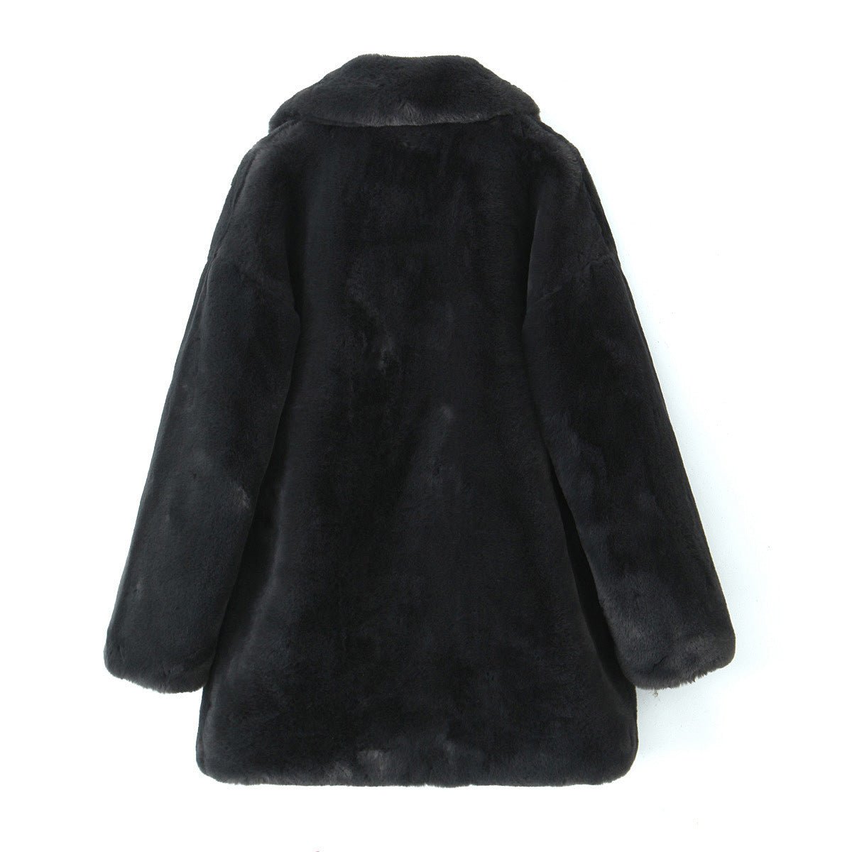 Women's Artificial Fur Overcoat Coat - Weriion