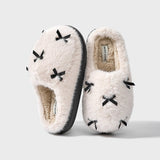 Women's Cute Comfortable Warm Indoor Home Fluffy Plush Slippers - Weriion