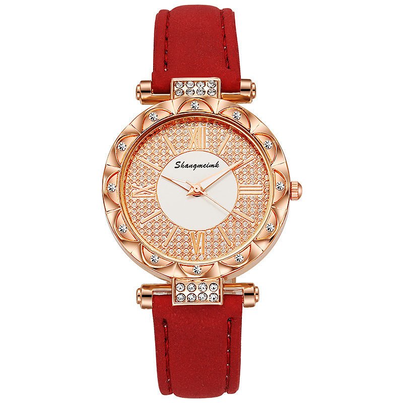 Women's Diamond - Encrusted Quartz Watch - Weriion