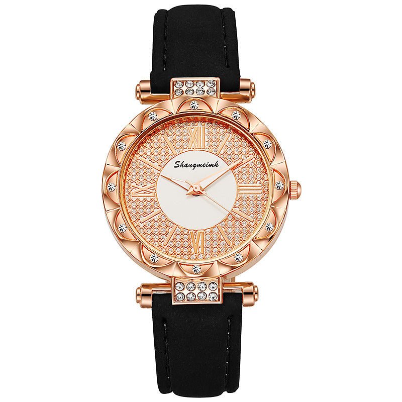 Women's Diamond - Encrusted Quartz Watch - Weriion