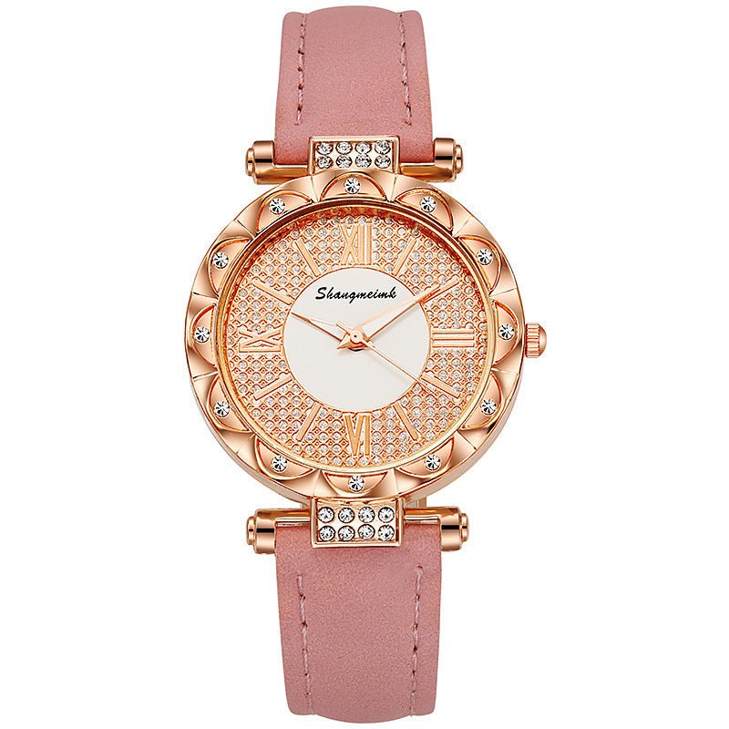 Women's Diamond - Encrusted Quartz Watch - Weriion