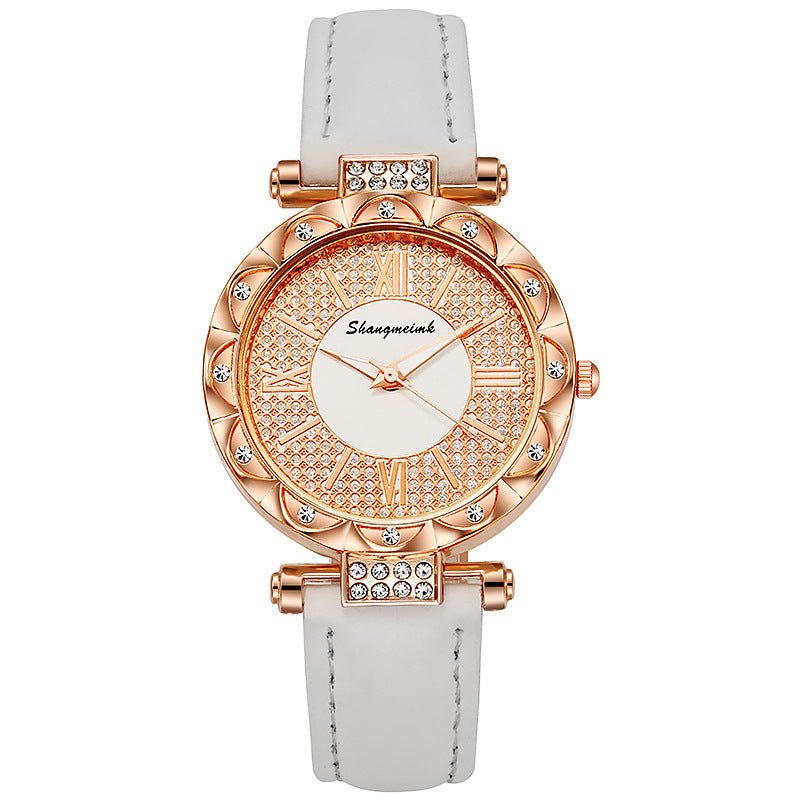 Women's Diamond - Encrusted Quartz Watch - Weriion