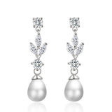 Women's Elegant Pearl Earrings - Weriion