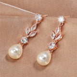 Women's Elegant Pearl Earrings - Weriion