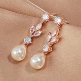 Women's Elegant Pearl Earrings - Weriion