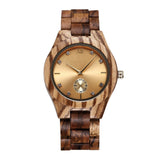 Women's Elegant Quartz Wood Watch - Weriion