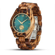 Women's Elegant Quartz Wood Watch - Weriion