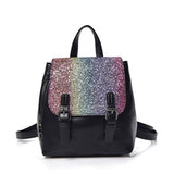 Women's Elegant Sequined Backpack - Weriion