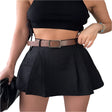 Women's Fashion Solid Color High Waist Skirt - Weriion