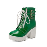 Women's High Heeled Autumn And Winter Boots - Weriion