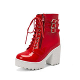 Women's High Heeled Autumn And Winter Boots - Weriion