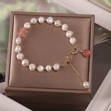 Women's Irregular Adjustable Freshwater Pearl Bracelet - Weriion