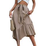 Women's Irregular Ruffle Skirt - Weriion