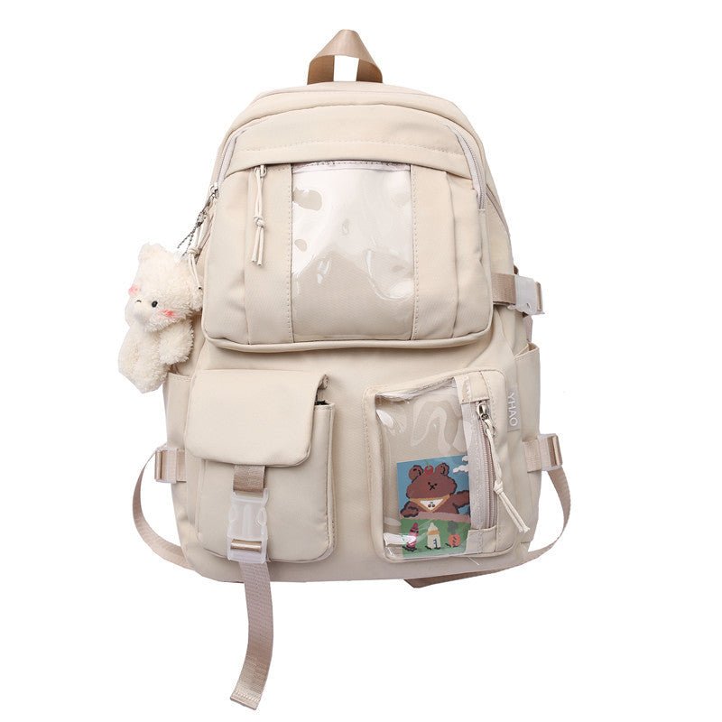 Women's Large - Capacity Transparent Compartments Backpacks - Weriion