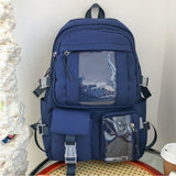 Women's Large - Capacity Transparent Compartments Backpacks - Weriion