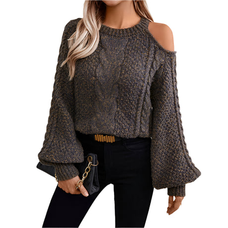 Women's New Fashion Personality Twist Knit Sweater - Weriion