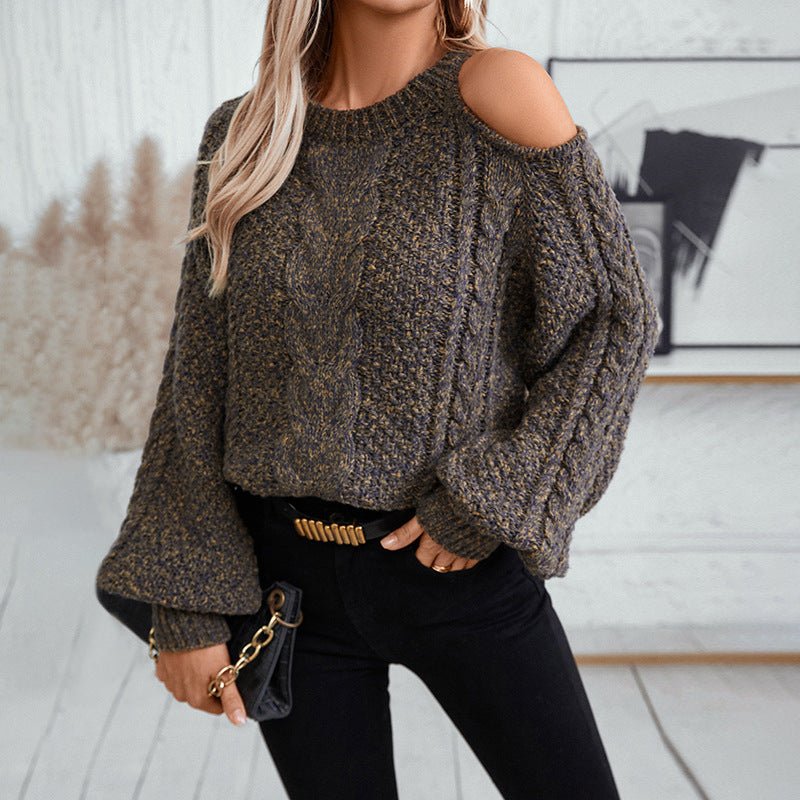 Women's New Fashion Personality Twist Knit Sweater - Weriion