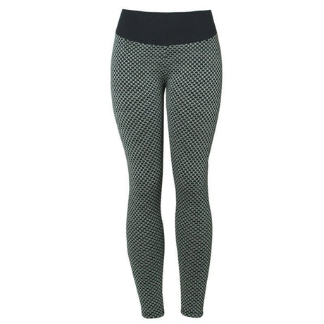 Women's Plaid Seamless Breathable Gym Tights Leggings Fitness Yoga Pants - Weriion