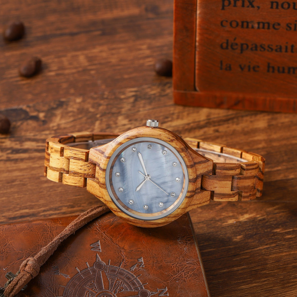 Women's Quartz Movement Wooden Watch - Weriion