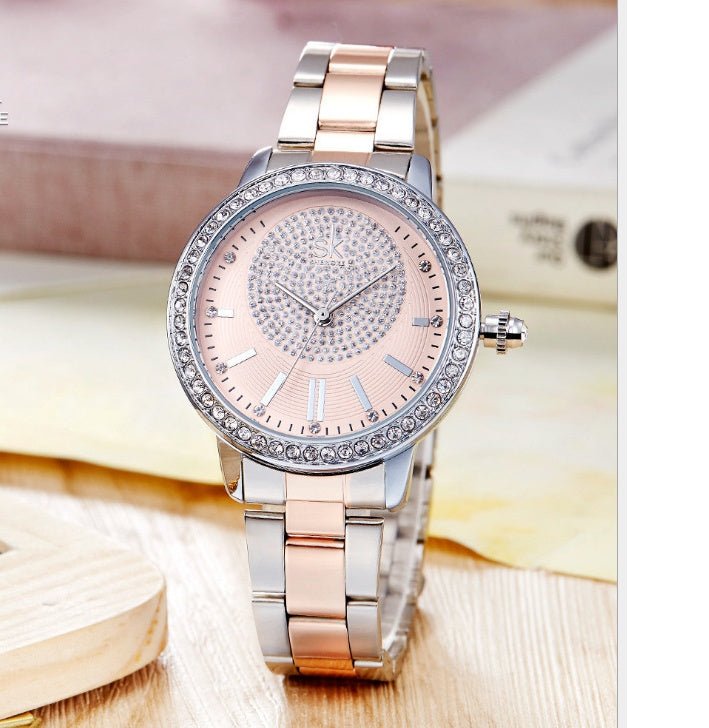 Women's Quartz Stainless Steel 30M Waterproof Watch - Weriion