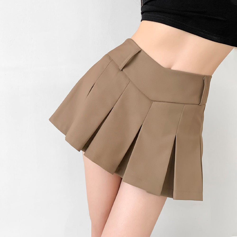 Women's Sexy V Waist Ultra Short A - Line Skirt - Weriion