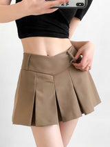 Women's Sexy V Waist Ultra Short A - Line Skirt - Weriion