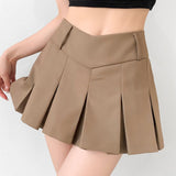 Women's Sexy V Waist Ultra Short A - Line Skirt - Weriion